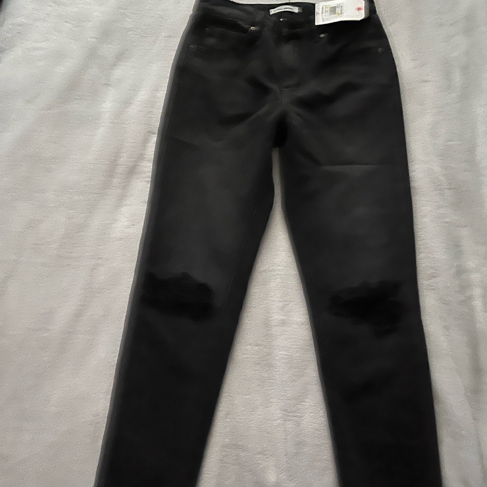 billabong black ripped skinny jeans